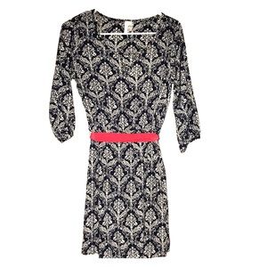Francesca’s Patterned Tie Dress